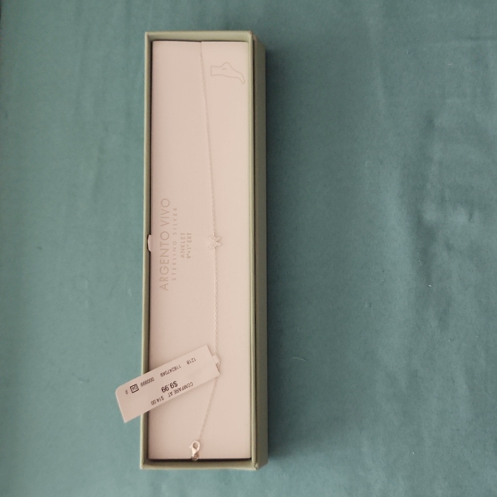 Argento Vivo Anklet